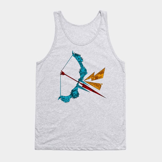 Monster Hunter Bow (lined) for light tees Tank Top by paintchips